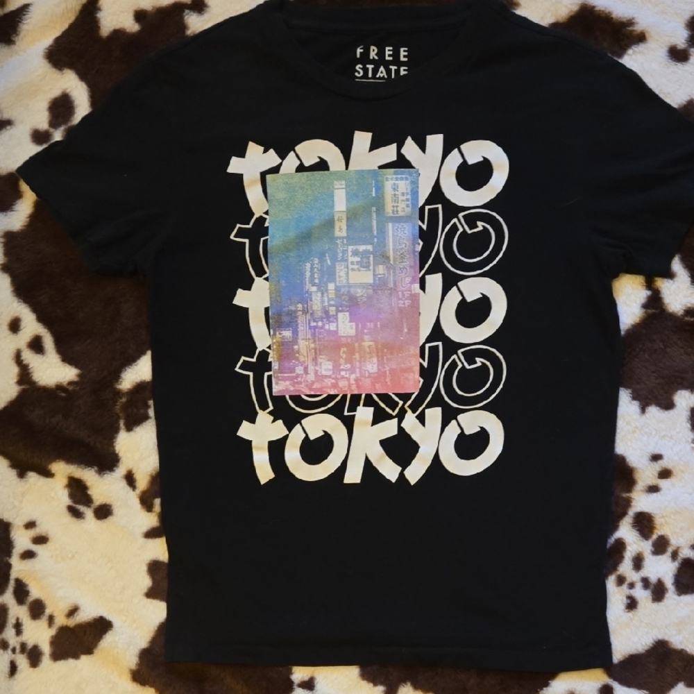 Free State Black Tokyo Graphic Tee